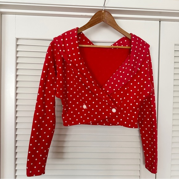 Vintage Betsey Johnson Punk Label Top - Picture 2 of 11